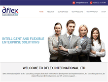 Tablet Screenshot of dflex.co.tz